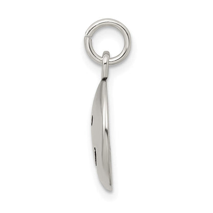 Sterlingsilber Antikisiert Smiley Face Charm