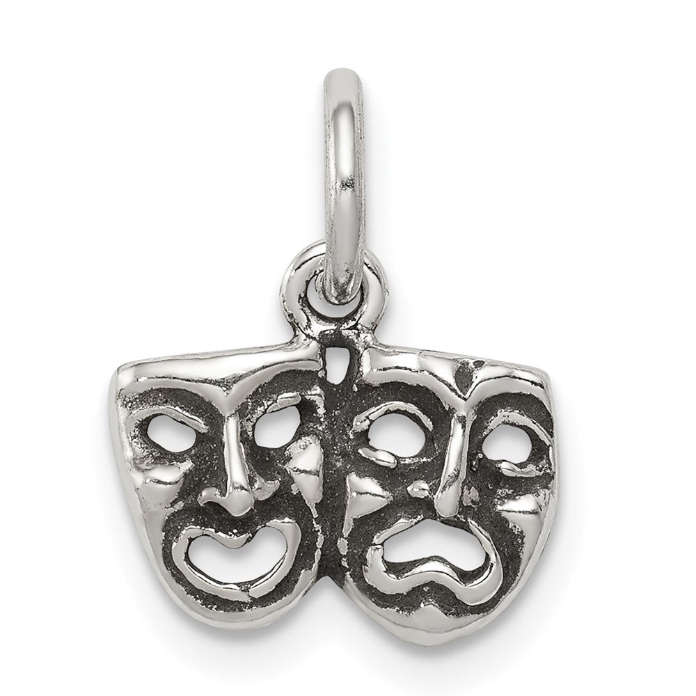 Sterlingsilber Antikisiert Comedy/tragedy Face Charms