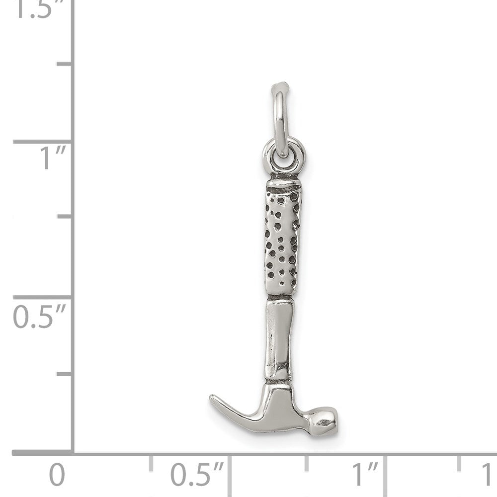 Sterlingsilber Antikisiert Hammer Charm