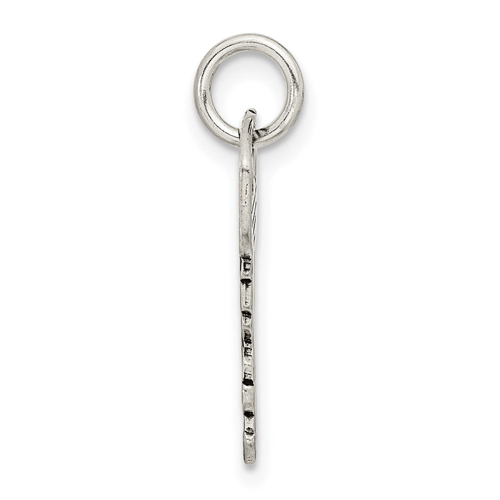 Sterlingsilber Antikisiert Key Charm