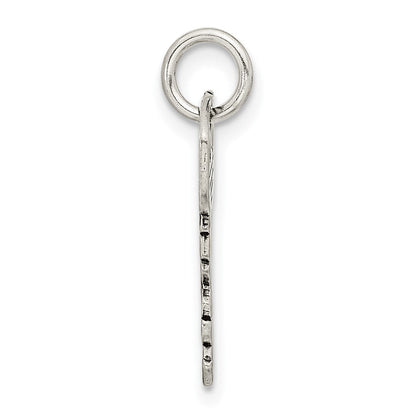 Sterlingsilber Antikisiert Key Charm