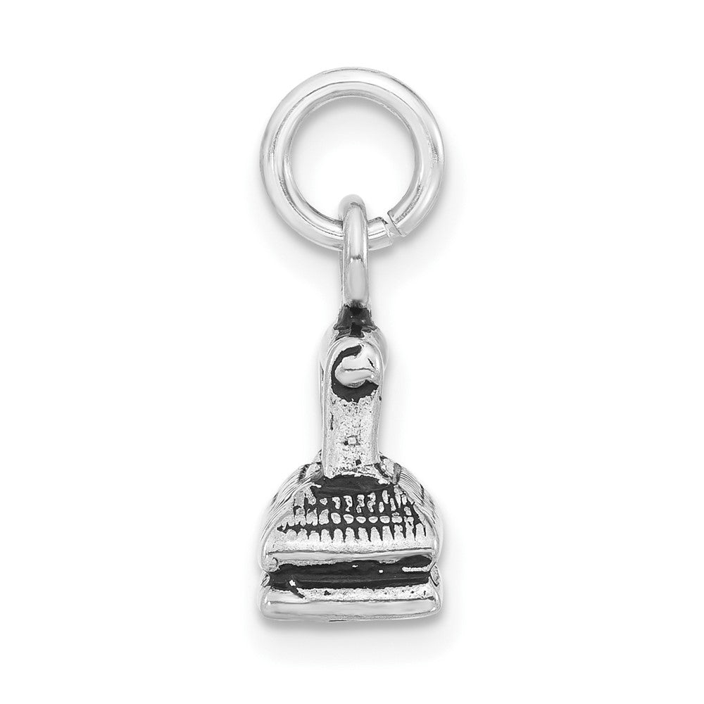 Sterlingsilber 3-d Antikisiert Clothing Iron Charm