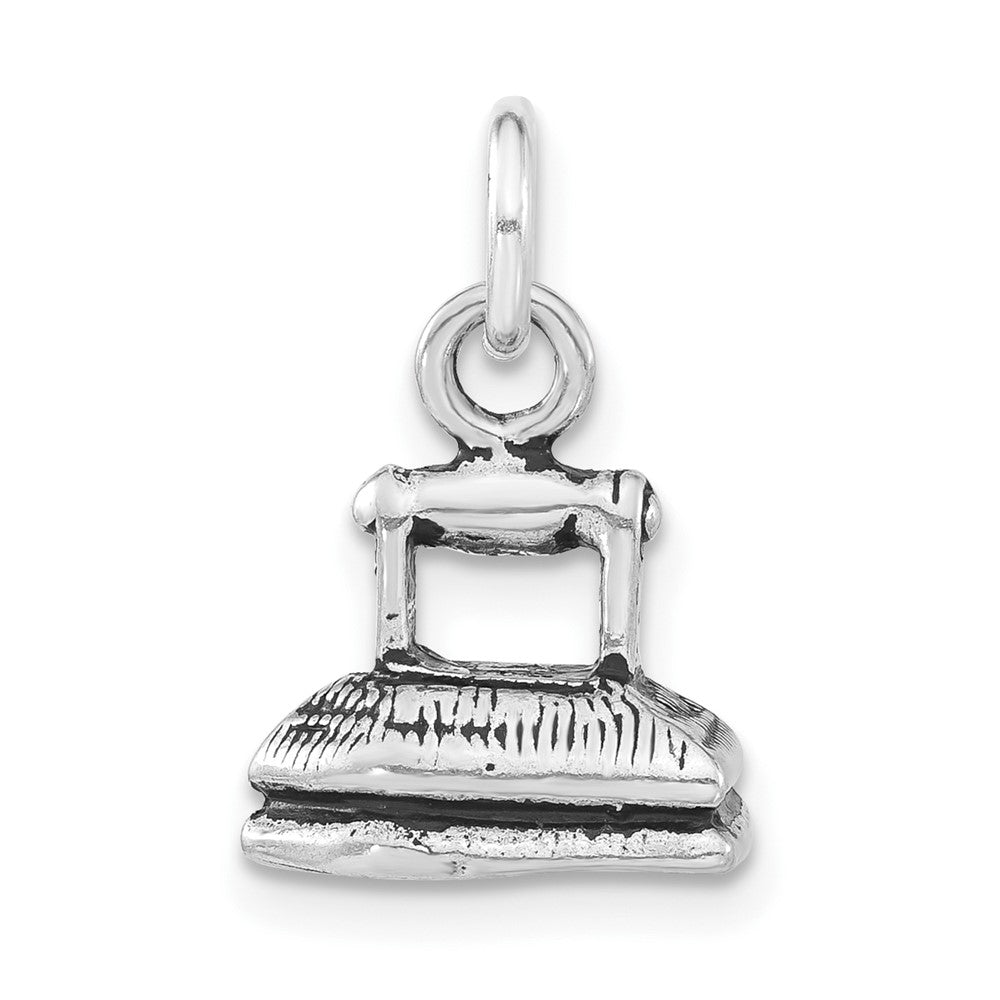 Sterlingsilber 3-d Antikisiert Clothing Iron Charm