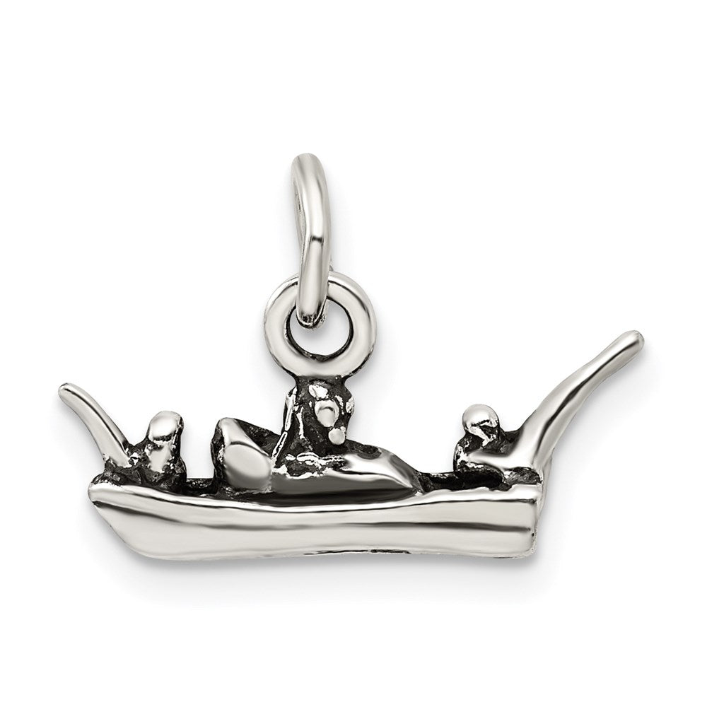 Sterlingsilber Antikisiert Boot Charm