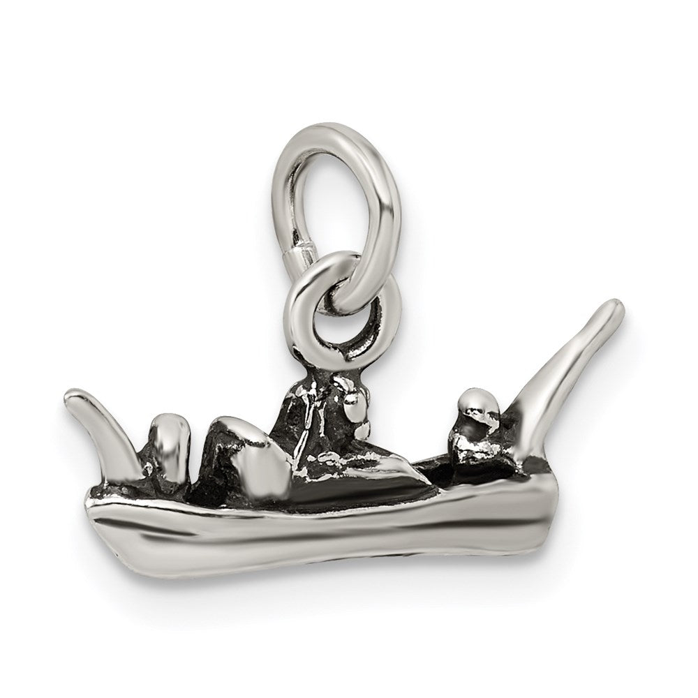 Sterlingsilber Antikisiert Boot Charm