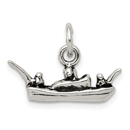 Sterlingsilber Antikisiert Boot Charm