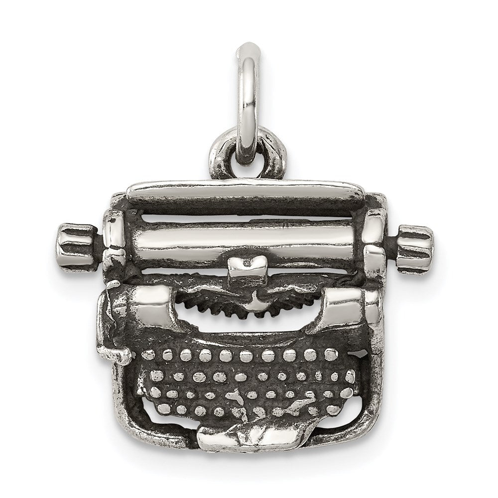 Sterlingsilber Antikisiert Typewriter Charm