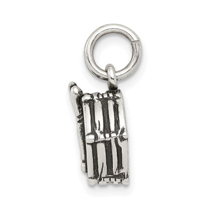 Sterlingsilber Antikisiert Drum Charm