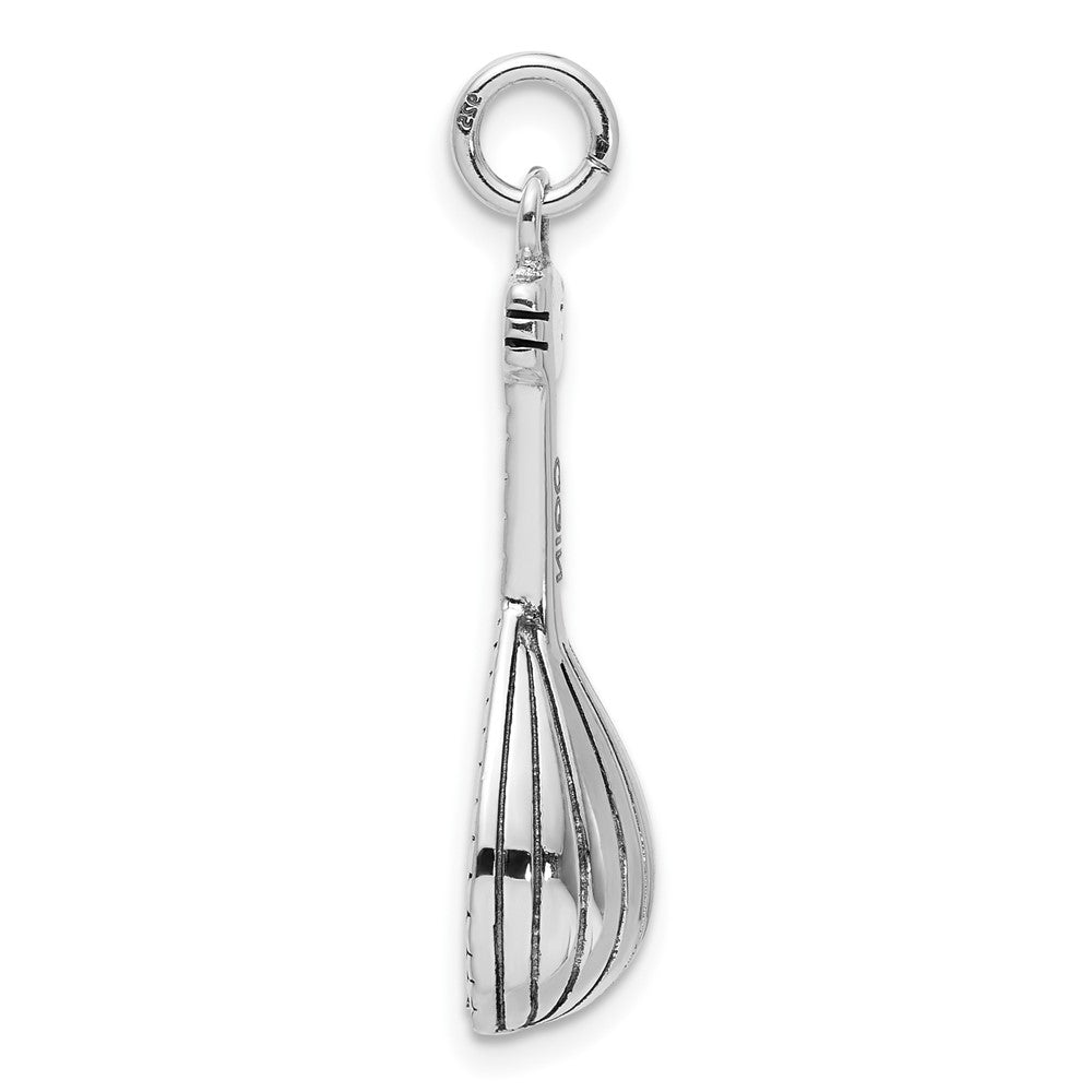 Sterlingsilber Antikisiert 3d Mandolin Charm