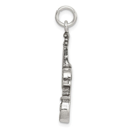Sterlingsilber Antikisiert Viola Charm
