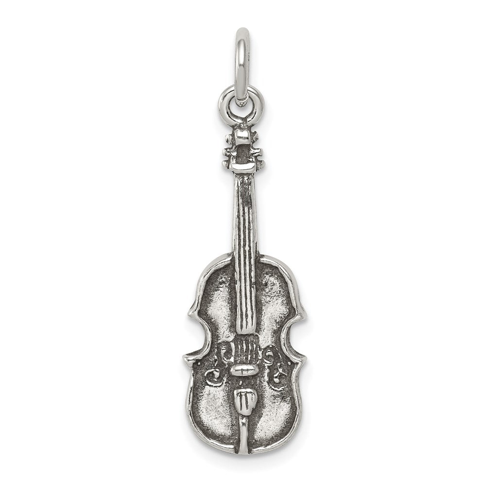 Sterlingsilber Antikisiert Viola Charm