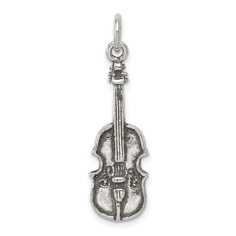 Sterlingsilber Antikisiert Viola Charm