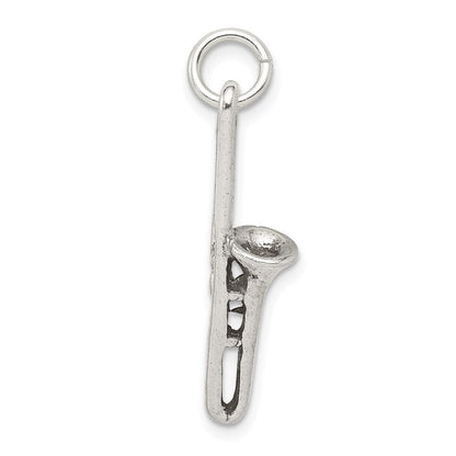 Sterlingsilber Antikisiert Trombone Charm