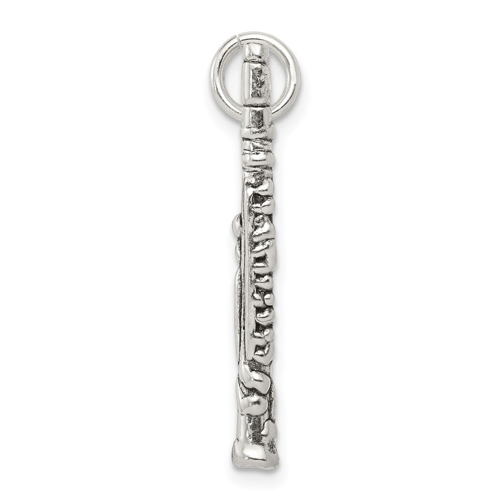 Sterlingsilber Antikisiert Clarinet Charm