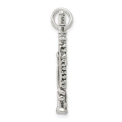 Sterlingsilber Antikisiert Clarinet Charm
