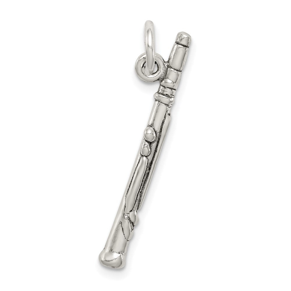 Sterlingsilber Antikisiert Clarinet Charm