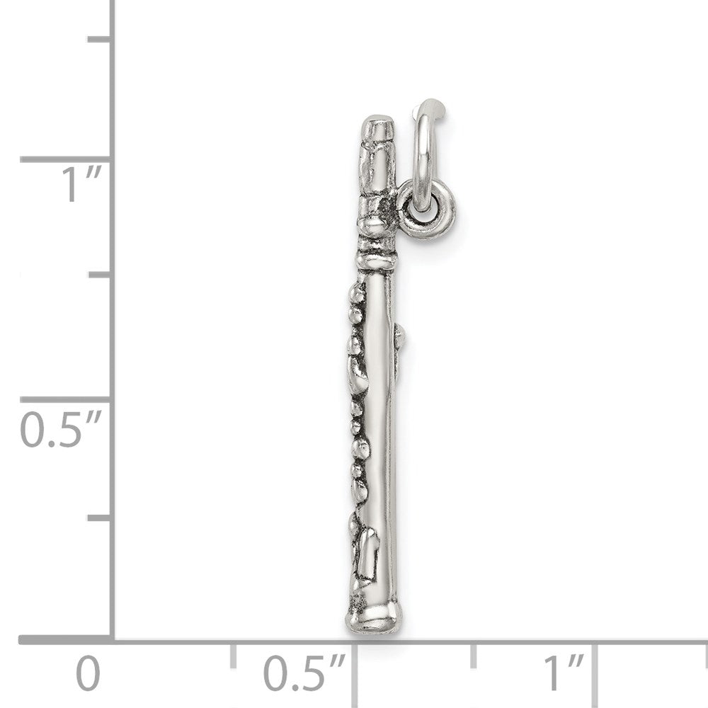 Sterlingsilber Antikisiert Clarinet Charm