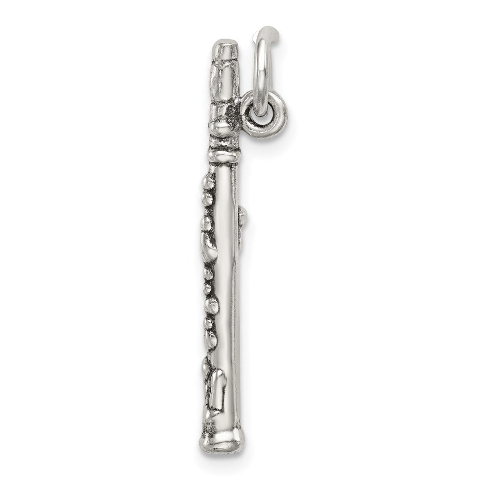 Sterlingsilber Antikisiert Clarinet Charm