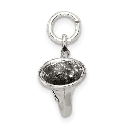 Sterlingsilber Antikisiert French Horn Charm