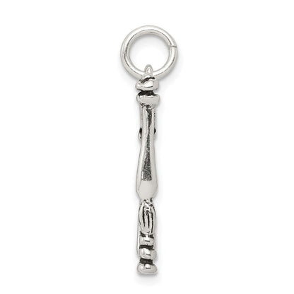 Sterlingsilber Antikisiert Harp Charm
