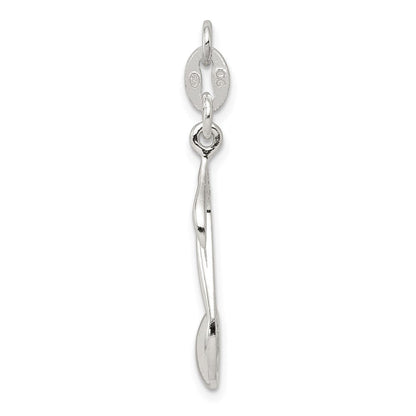 Sterlingsilber Poliert Musik Note Charm