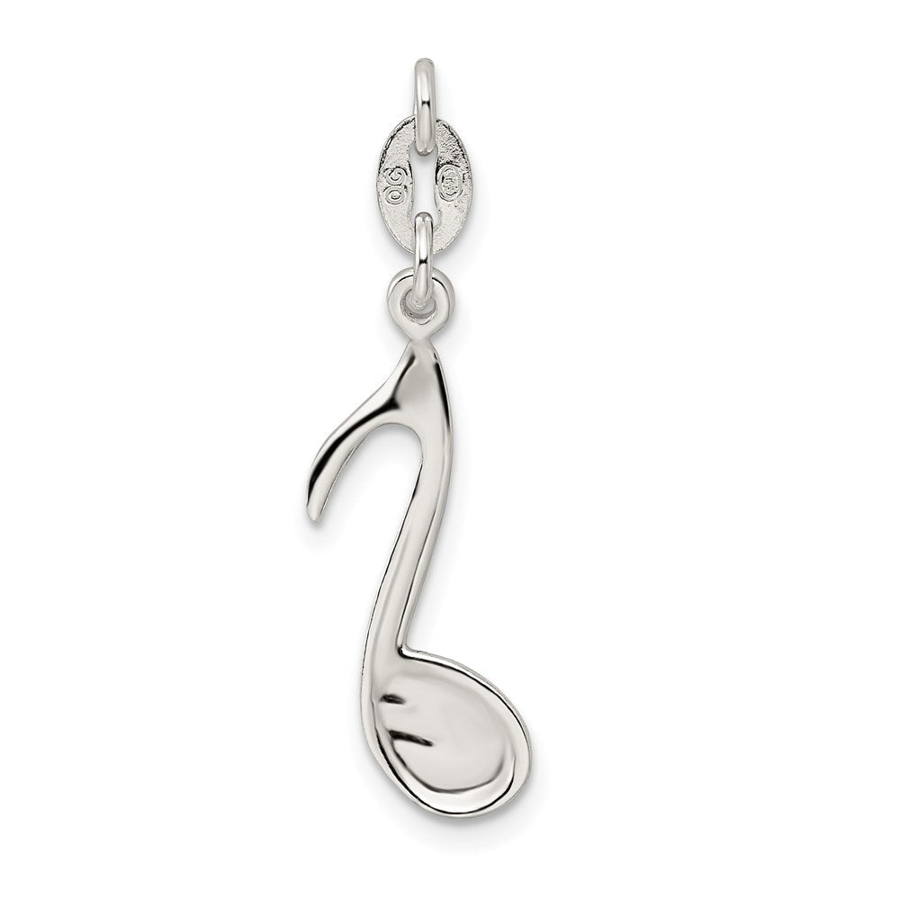 Sterlingsilber Poliert Musik Note Charm
