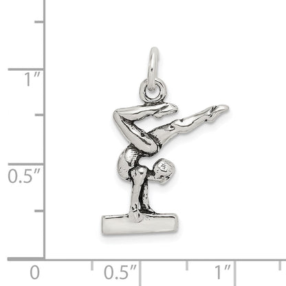Sterlingsilber Antikisiert Gymnasts Charm