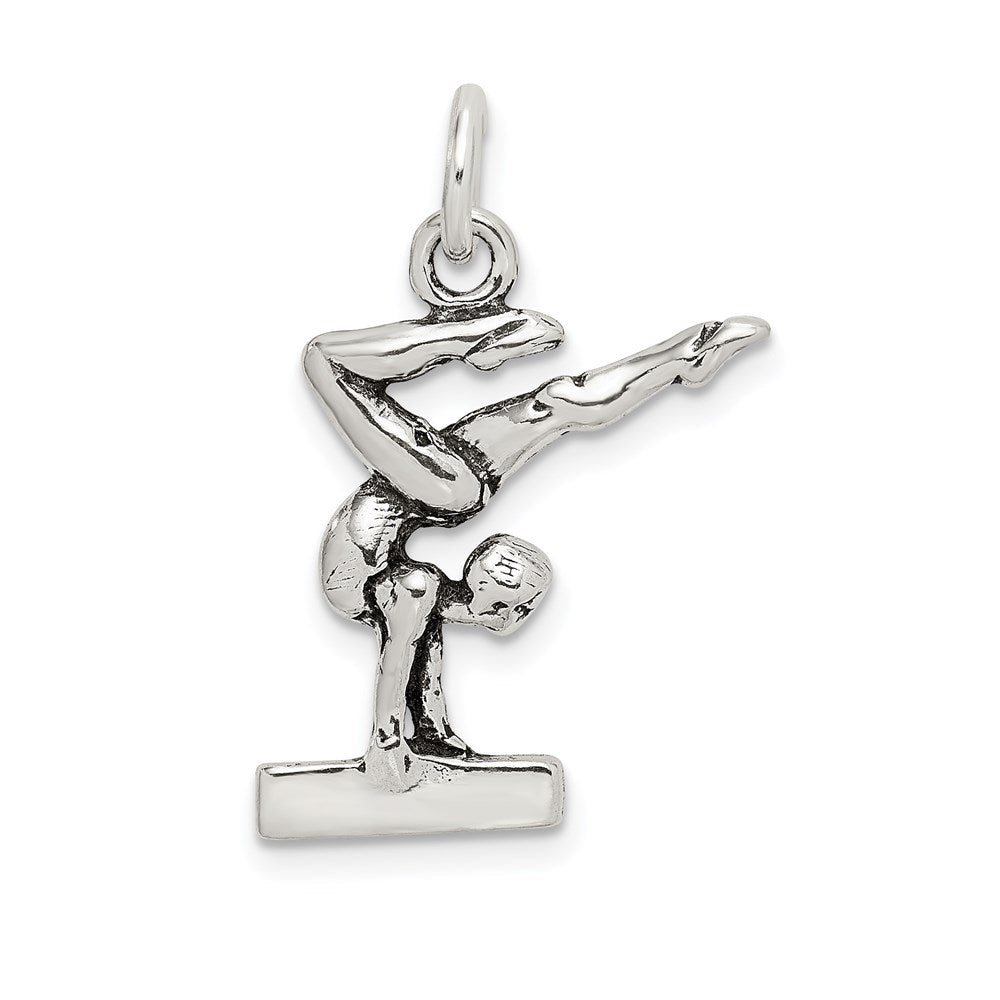 Sterlingsilber Antikisiert Gymnasts Charm