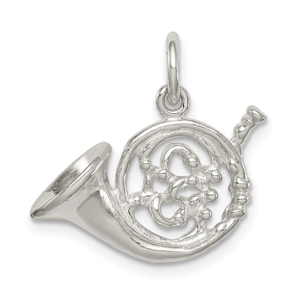 Sterlingsilber French Horn Charm