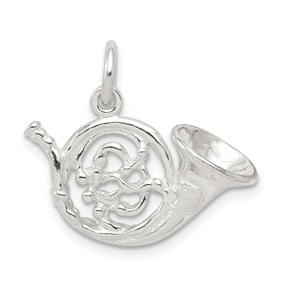 Sterlingsilber French Horn Charm