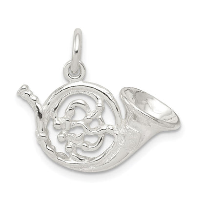 Sterlingsilber French Horn Charm