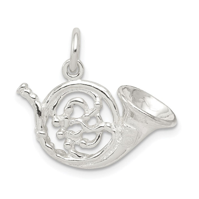 Sterlingsilber French Horn Charm
