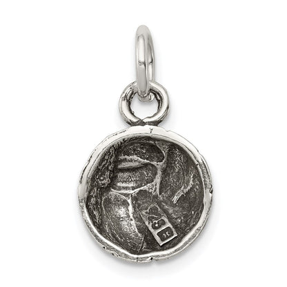 Sterlingsilber Antikisiert Volleyball Charm