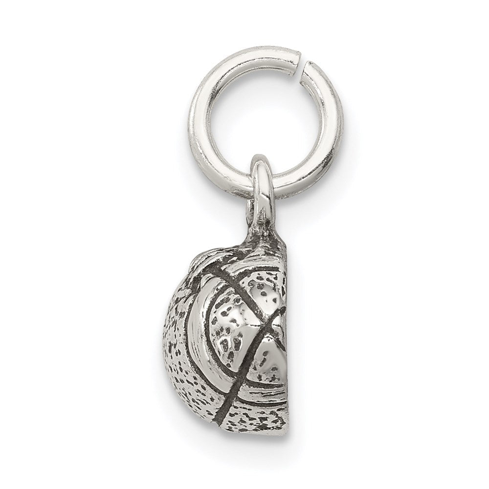 Sterlingsilber Antikisiert Football Charm