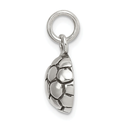 Sterlingsilber Antikisiert Fußball Kugel Charm