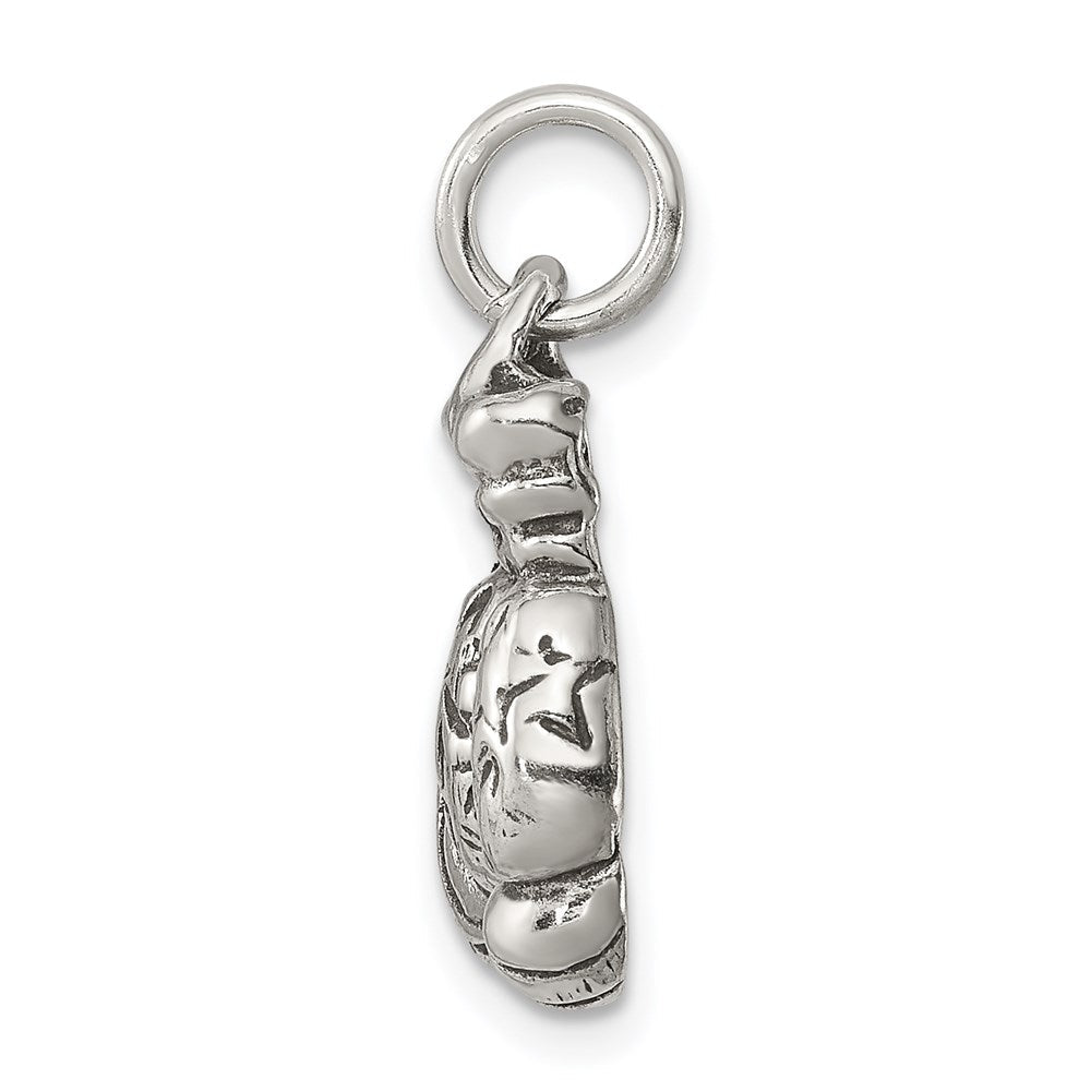 Sterlingsilber Antikisiert Boxing Gloves Charm