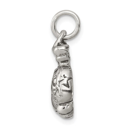 Sterlingsilber Antikisiert Boxing Gloves Charm