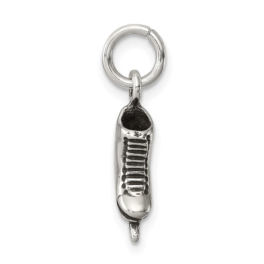 Sterlingsilber Antikisiert Eis Skate Charm