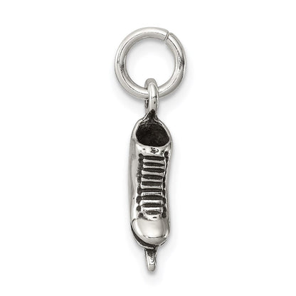 Sterlingsilber Antikisiert Eis Skate Charm