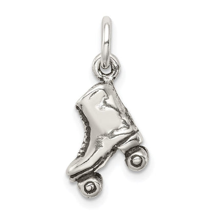 Sterlingsilber Antikisiert Roller-skate Charm