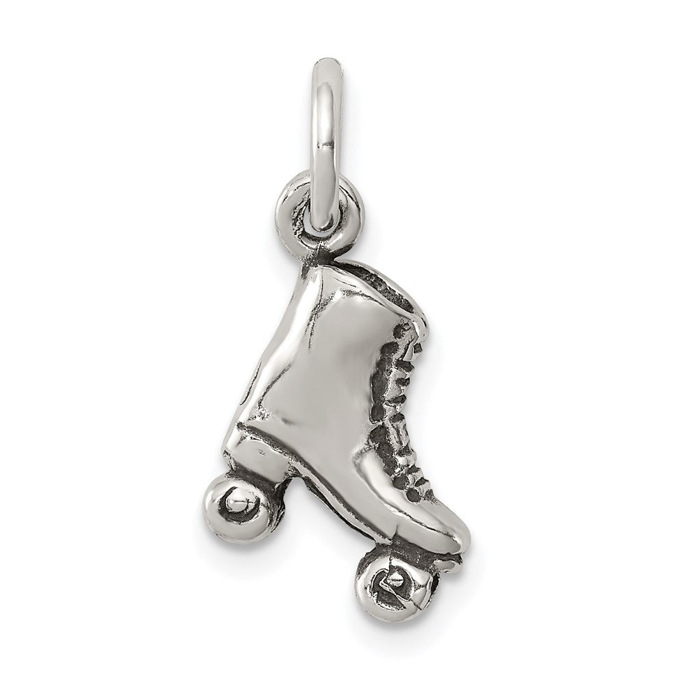 Sterlingsilber Antikisiert Roller-skate Charm