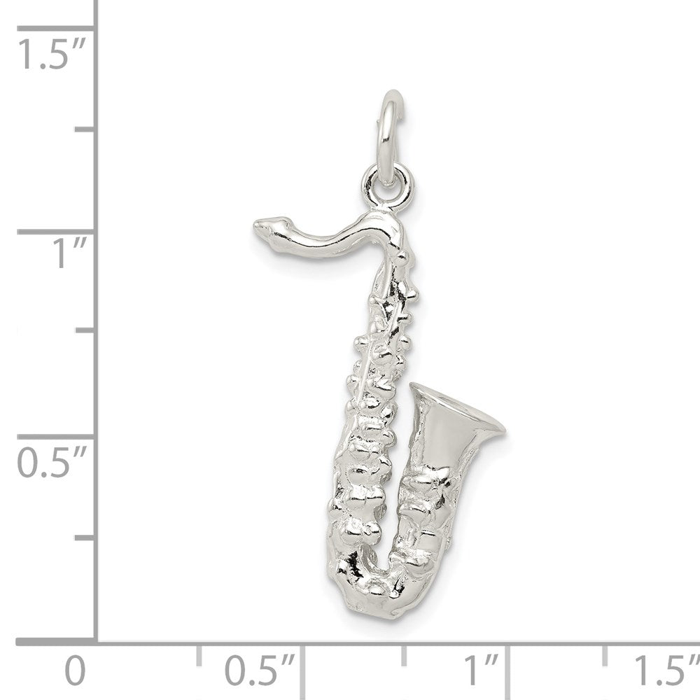 Sterlingsilber Saxophone Charm