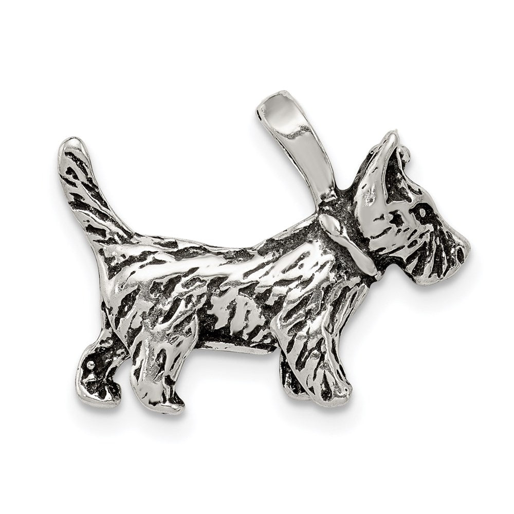 Sterlingsilber Antikisiert Hund Charm
