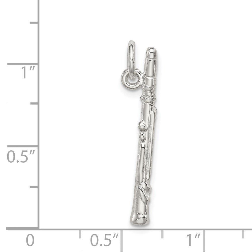 Sterlingsilber Clarinet Charm