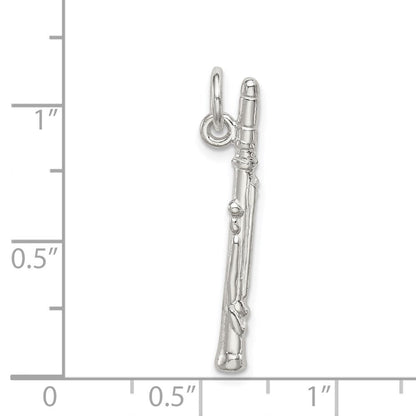 Sterlingsilber Clarinet Charm