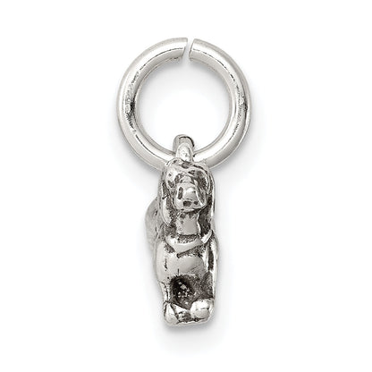 Sterlingsilber Antikisiert Hund Charm