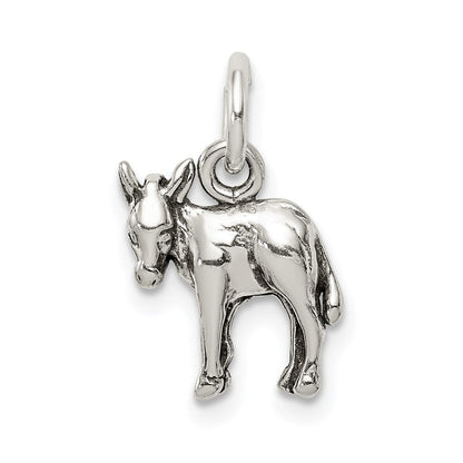 Sterlingsilber Antikisiert Donkey Charm