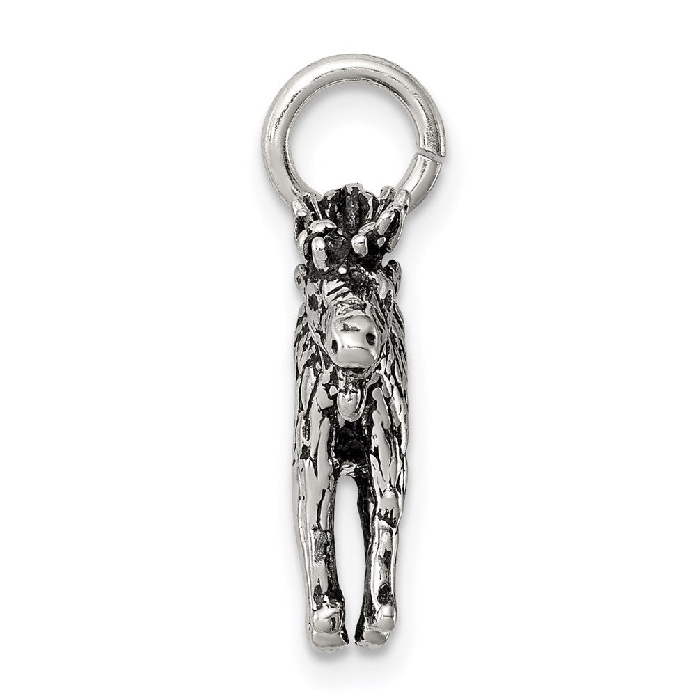 Sterlingsilber Antikisiert Moose Charm