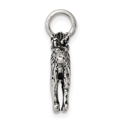 Sterlingsilber Antikisiert Moose Charm