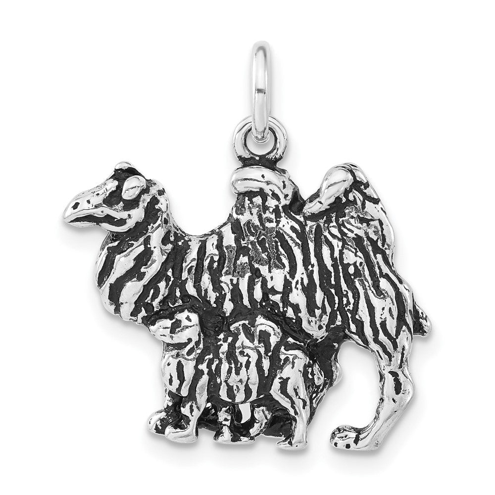 Sterlingsilber Antikisiert Camel & Baby Charm